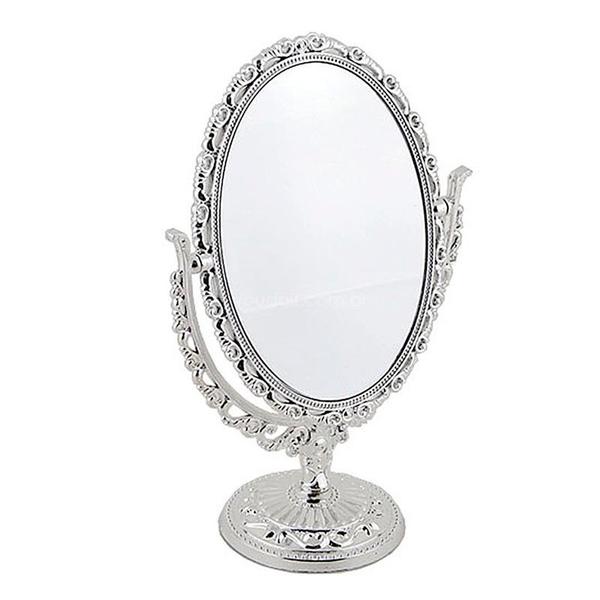 Espelho Mesa Maquiagem Dupla Face com Aumento Zoom 3x Oval - Triumph