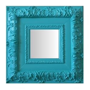 Espelho Moldura Rococó Externo 16258 Art Shop - Cor Única