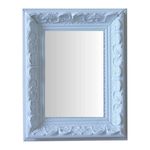 Espelho Moldura Rococó Raso 16137 Branco Art Shop