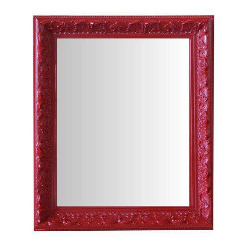 Espelho Moldura Rococó Raso 16391 Vermelho Art Shop