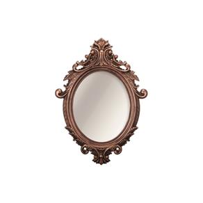 Espelho Oval Rococó Cobre 38x55cm Mart 5029