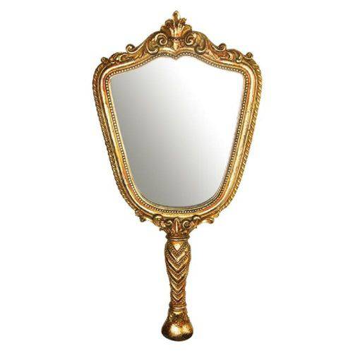 Espelho Parede Princesa Ouro - 39cm X 17cm X 1cm- Trevisan Concept