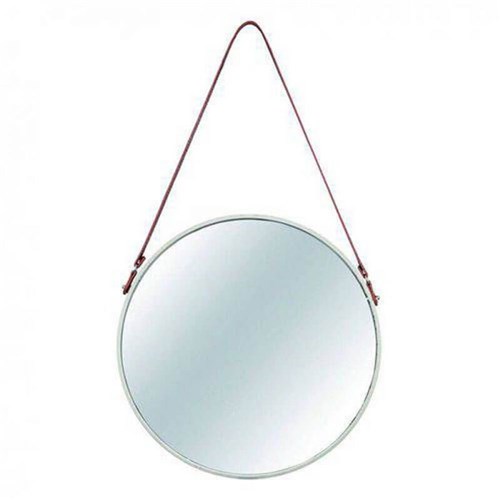 Espelho Redondo Decorativo Metal 36x36x3,5 Cm Mart Collection