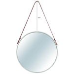 Espelho Redondo Decorativo Metal 75,5cmx45,5cm Mart Collecti