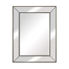 Espelho Retangular com Moldura em Prata - 68x88cm
