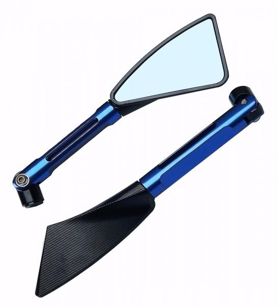 Espelho Tmac Rizoma Modelo 3 Pontas Tr001 Azul