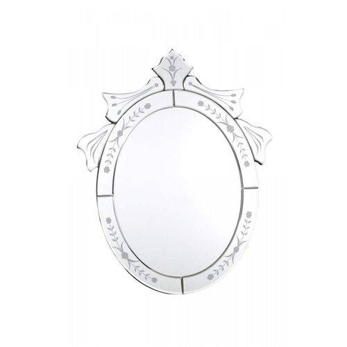Espelho Veneziano Oval 50cmx40cm Vênus Victrix