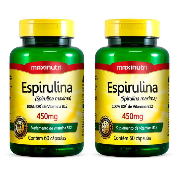 Espirulina - 2x 60 Cápsulas - Maxinutri