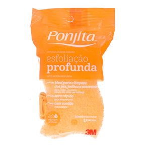 Esponja Banho Ponjita Esfoliante C/1 - 3 M