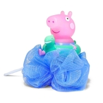 Esponja De Banho Infantil Peppa Pig Azul - Dtc