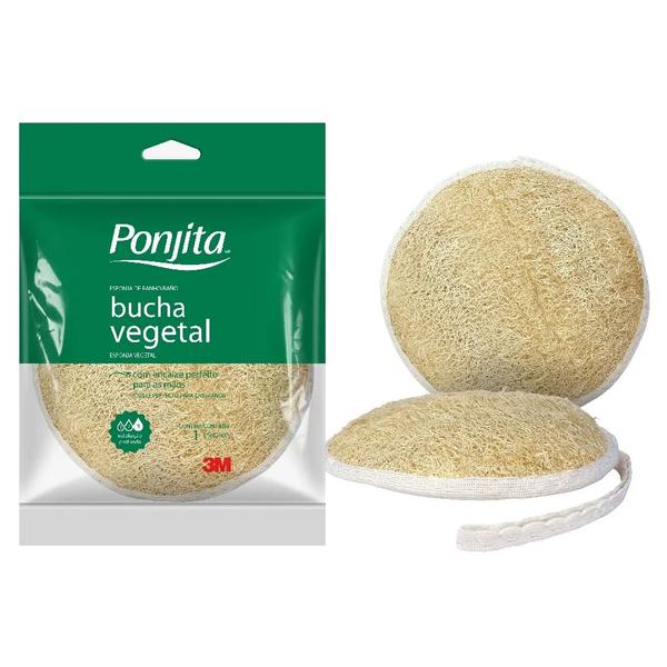 Esponja de Banho Ponjita 3M Bucha Vegetal