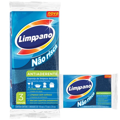 Esponja Limppano Antiaderente não Risca - 32806