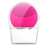 Esponja Massageadora Para Limpeza Eletrica E Massageador Aparelho Escova De Limpeza Facial - Pink