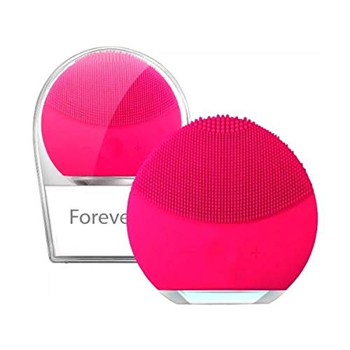 Esponja Mini Elétrica Massageadora para Limpeza Facial Pink