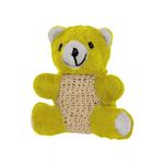 Esponja para Banho Urso Amarelo Infantil Higiene