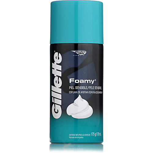 Espuma de Barbear Foamy Pele Sensível 175g - Gillette