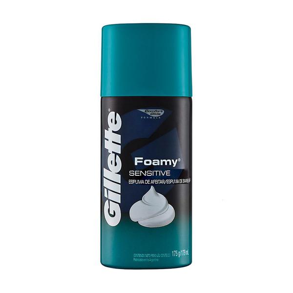 Espuma de Barbear Gillette Foamy Sensitive
