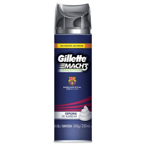 Espuma de Barbear Gillette Mach3 - 245g