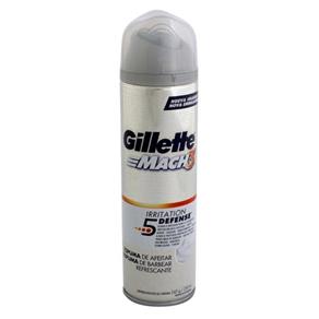 Espuma de Barbear Gillette Mach3 Irritation Defense - 245g