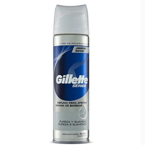 Espuma de Barbear Gillette Series Pureza e Suavidade 198g