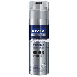 Espuma de Barbear Nivea For Men Silver Protect - 200ml