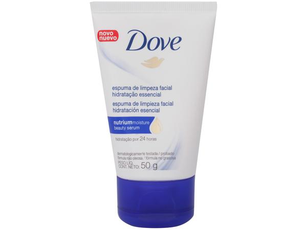 Espuma de Limpeza Facial Dove Hidratação Essencial - 50g
