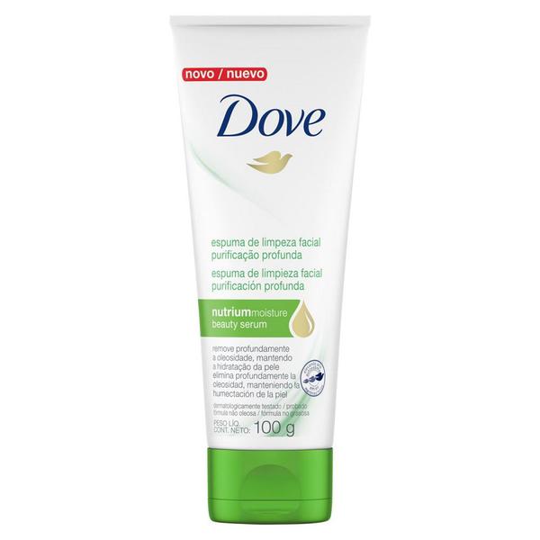 Espuma de Limpeza Facial Dove Purificação Profunda - 100g