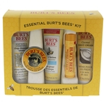 Essencial Burts Bees Kit por abelhas Burts para mulheres - 5 Pc Kit 1 oz Body Lotion com leite e mel. 0.3o