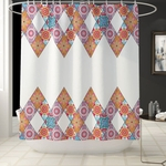 Estilo Bohemian Banheiro impressão cortina de chuveiro / Floor Mat Set