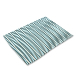 Estilo Mediterrâneo Imprimir Anti-Slip Placa com isolamento térmico bacia Fork Table Mat (MS0002-3)