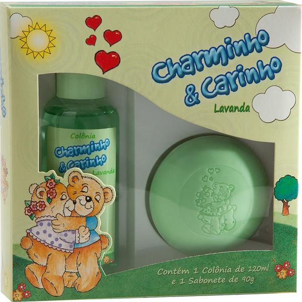 Estojo - Colônia Charminho Carinho + 1 Sabonete Lavanda - Charminho e Carinho