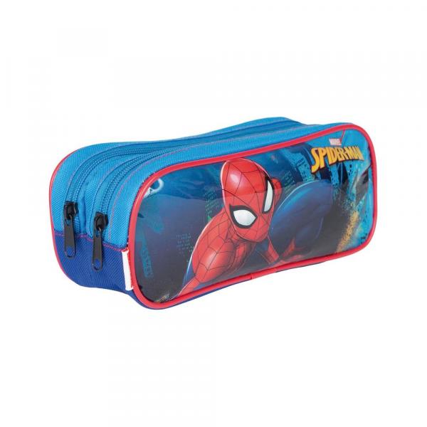 Estojo 2 Compartimentos Spiderman 19x - Sestini