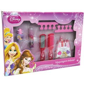 Estojo de Maquiagem Castelo - Princesas Disney - Homebrinq
