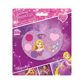 Estojo de Maquiagem Infantil Princesa - Rapunzel - Tons Rosa