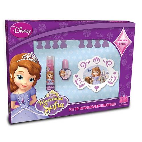 Estojo de Maquiagens Princesa Sofia Disney - Homebrinq