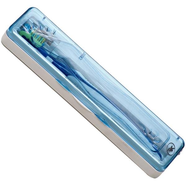 Estojo Esterilizador Portátil para Escova de Dentes Azul - Relaxmedic RM-TS101 - Relax Medic