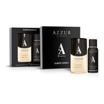 Estojo Perfume Masculino Azzur Euroessence Edt 100Ml