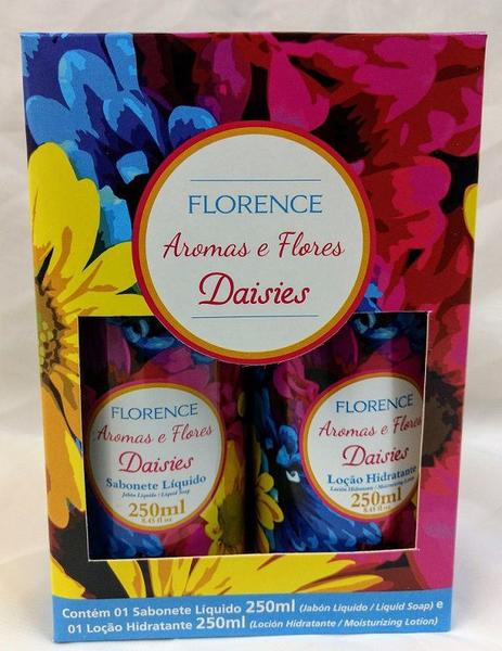 Estojo Sabonete Líquido com Loção Hidratante Daisies - Princess Florence
