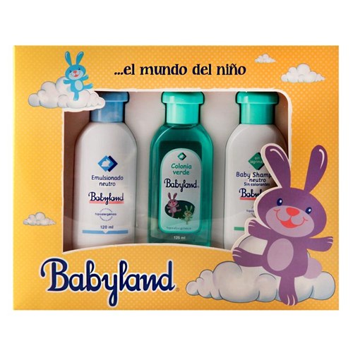 Estuche Babyland Emulsionado/Colonia/Shampoo