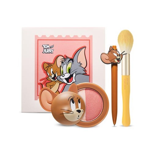 ETUDE HOUSE X Tom And Jerry Lucky Together Jerry's Warm Color Cheek Set 4items