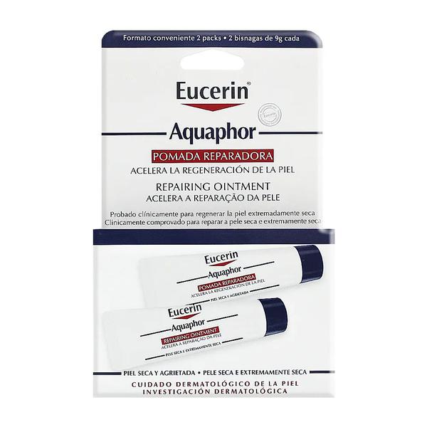 Eucerin Aquaphor Pomada Reparadora e Hidratante 2x9g