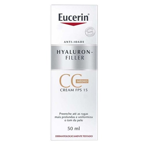 Eucerin Creme Facial Fps 15 Hyaluron Filler Médio 50Ml