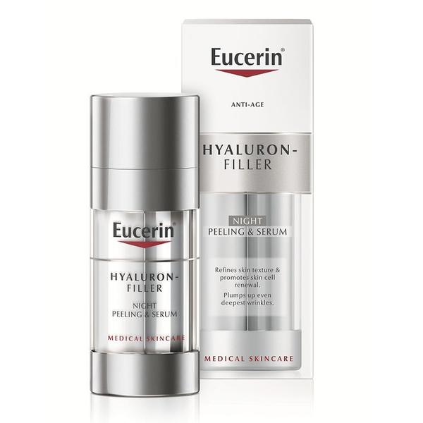 Eucerin Hyaluron Filler Noite Serum Efeito Peeling 30ml