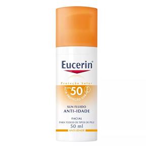 Eucerin Protetor Solar FPS 50 Sun Fluido Anti-Idade - 50ml