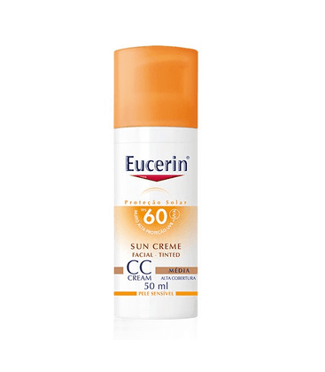 Eucerin Sun Creme CC Cream Tinted FPS 60 50g - 2 Medio