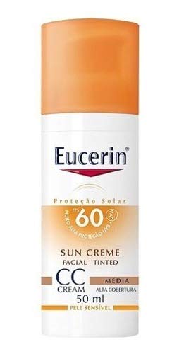 Eucerin Sun Tinted Toque Seco Cc Cream Média Fps 60 50ml