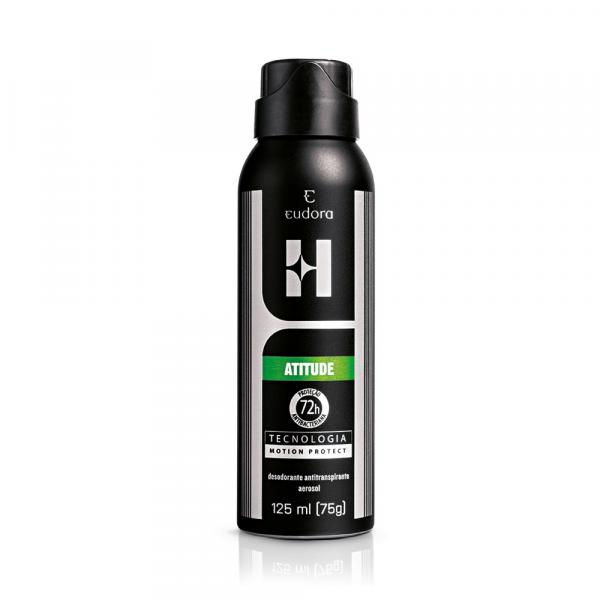 Desodorante Antitranspirante Aerossol Eudora H Atitude - Masculino