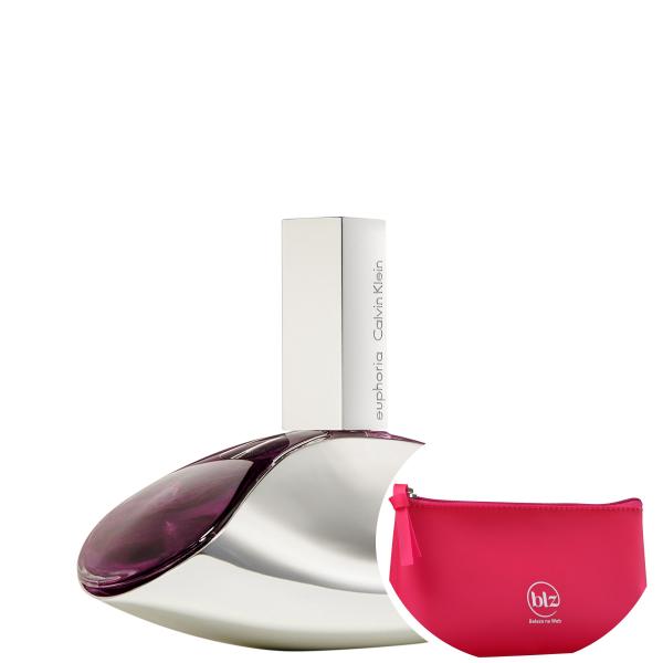 Euphoria Calvin Klein Eau de Parfum - Perfume Feminino 30ml+Beleza na Web Pink - Nécessaire