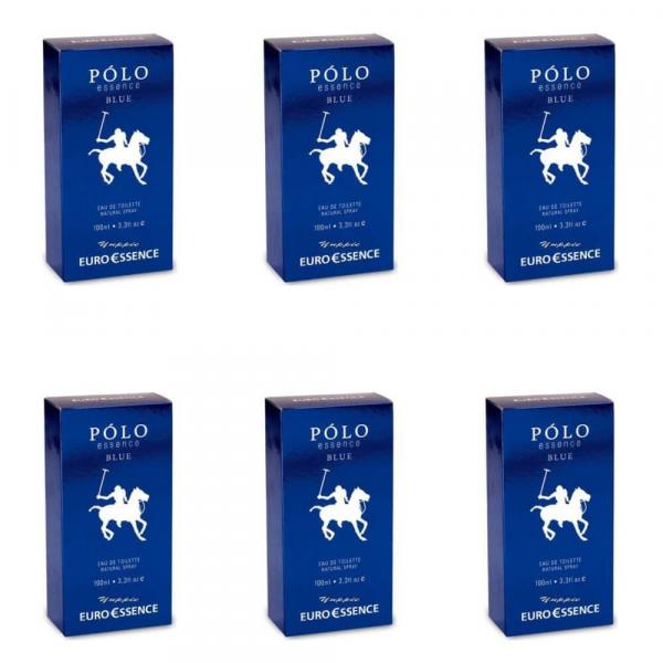 Euroessence Polo Blue Deo Colônia 100ml (Kit C/06)