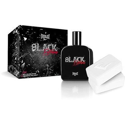 Everlast Kit Perfume Masculino Black Extreme 100ml + 2 Sabonetes 90g